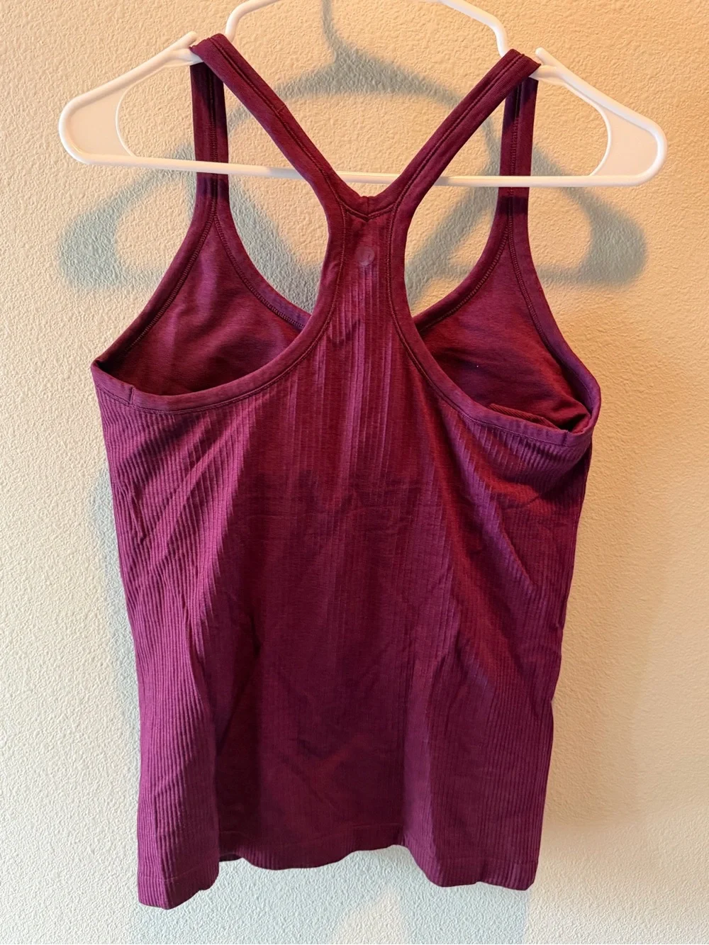 Lululemon ebb to street tank 10 with pads - Picture 1 of 4